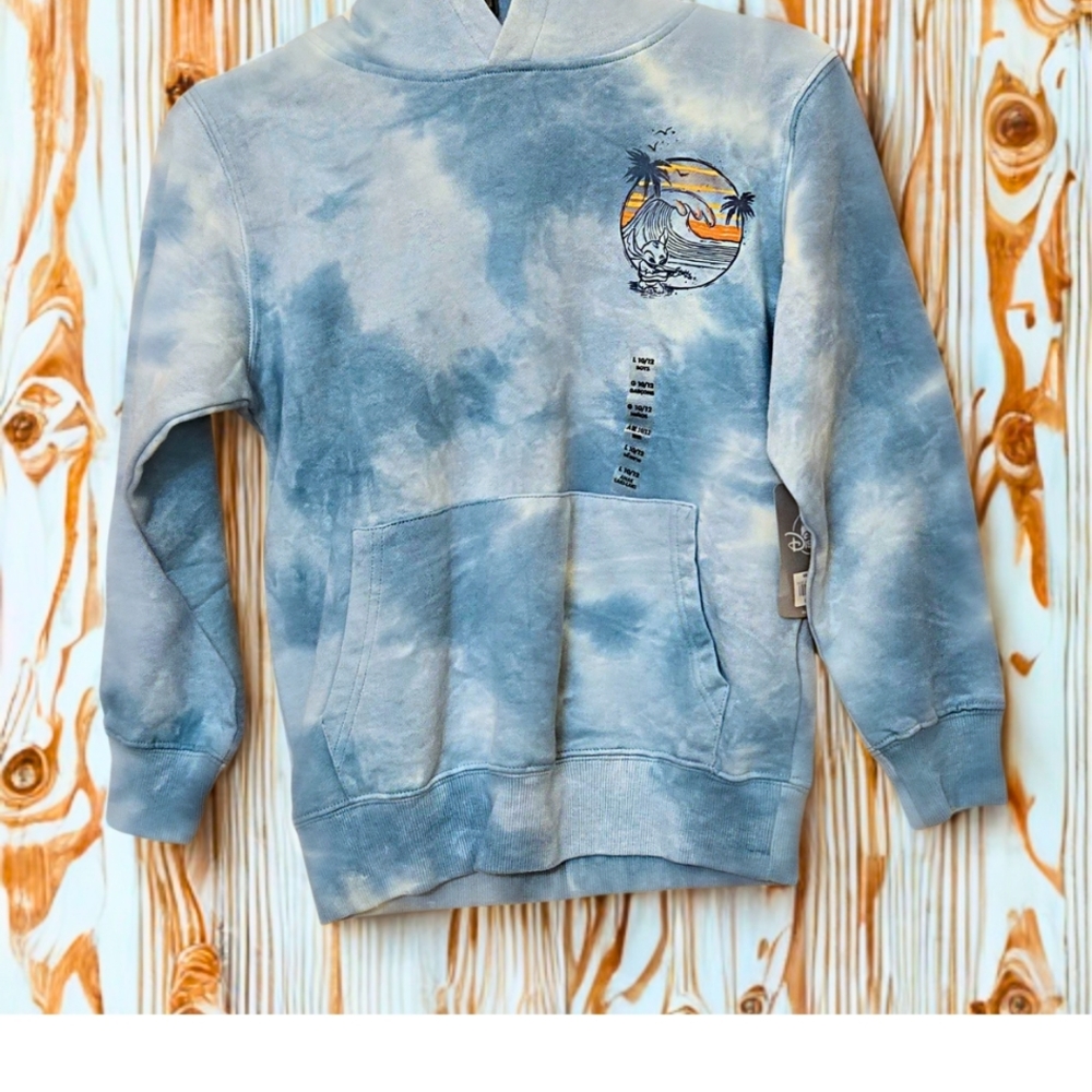 Disney Blue Tie-Dye Kids Hoodie